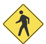 Pedestrian Crossing Sign