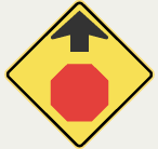 Stop Ahead Sign